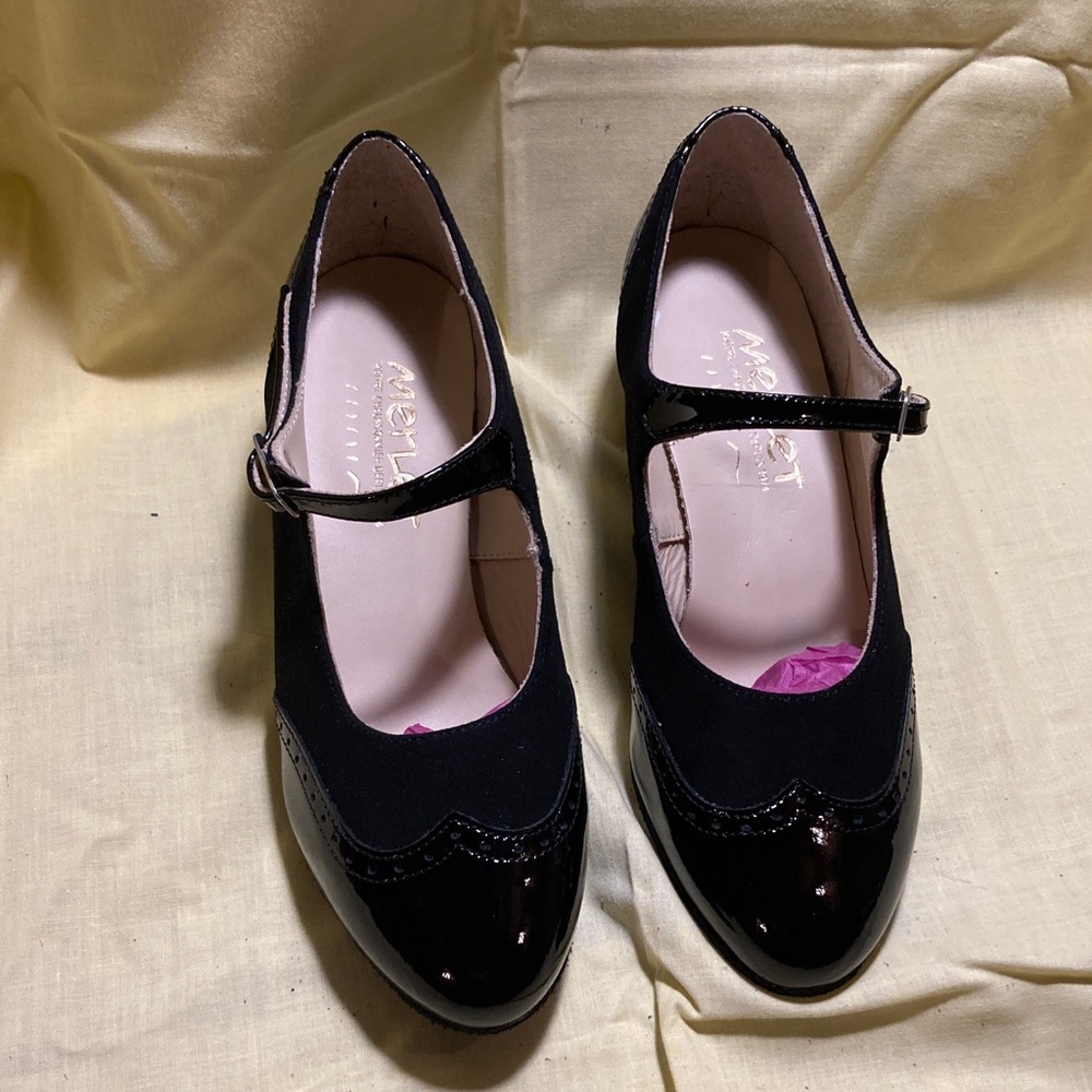 Elegant Black Mary Jane Heels/ Ballroom